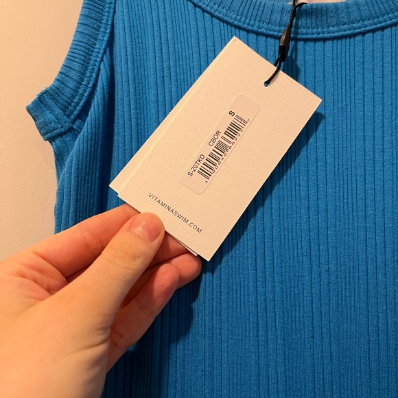 Vitamin A West Dress in Blue - Picture 6 of 6